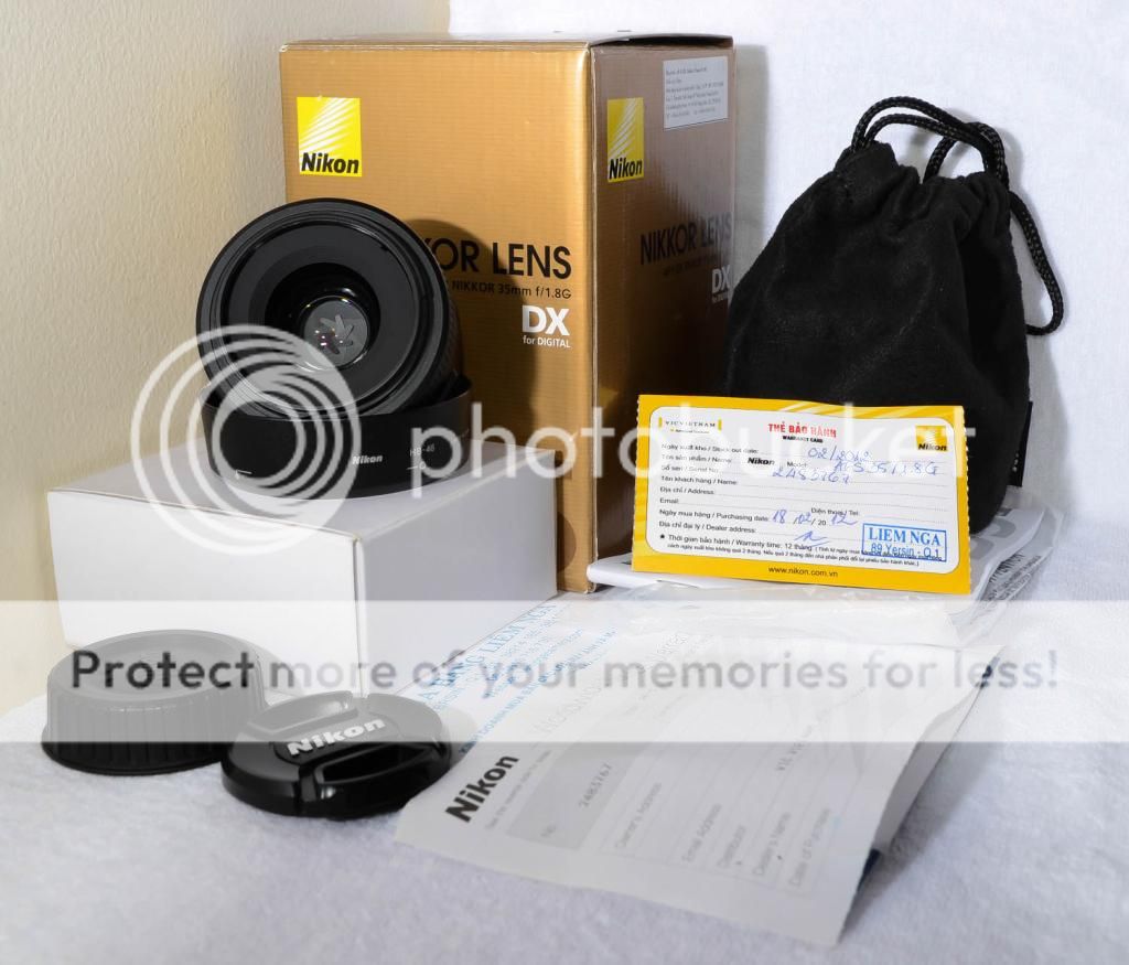HCM - Lens Nikon 16-85 VR2 & Fix 35 f1.8g Fullbox