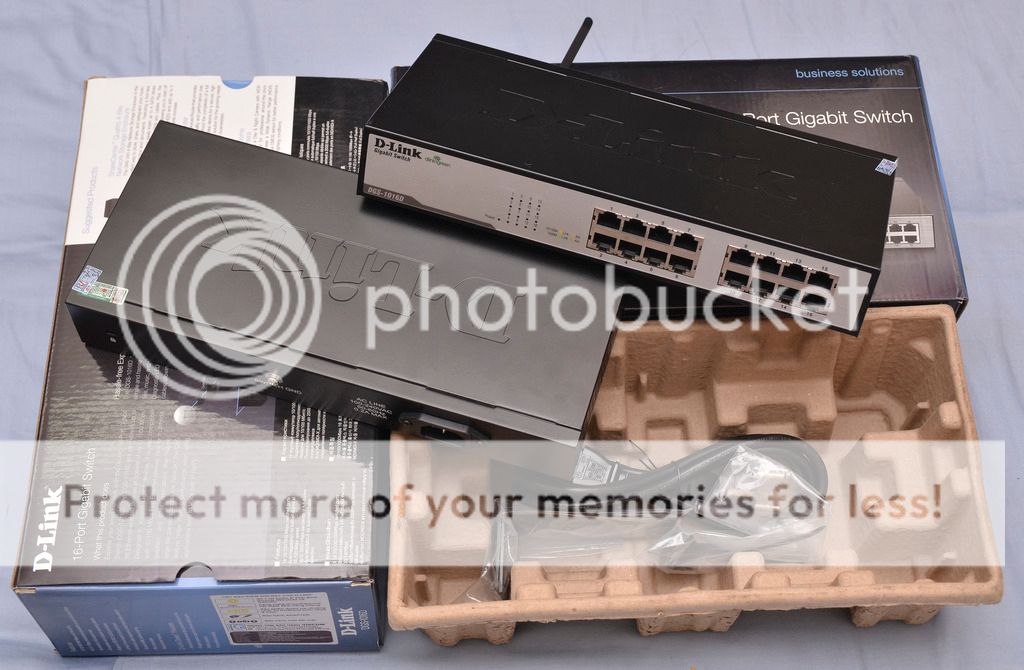 Thanh lý 2 cái HUB D-Link 16P - 1GBs