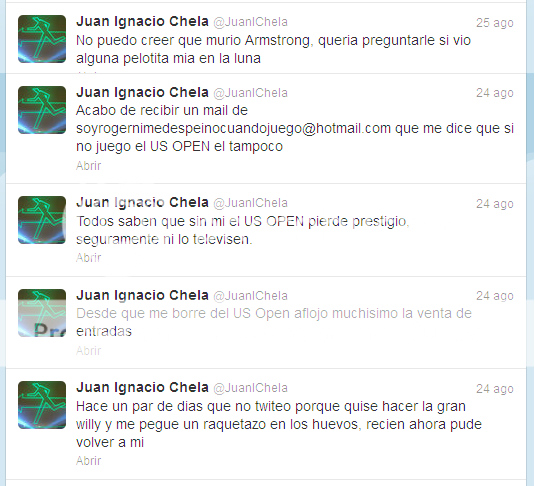 Tweets Graciosos del "flaco" Chela Tweets Graciosos del "flaco" Chela