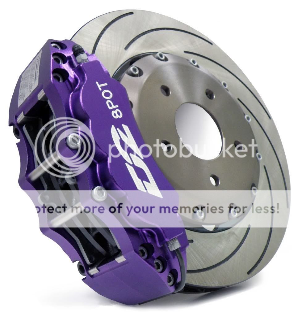 D2 Big Brake Kits 330mm and 356mm Discs 8 Pot Calipers Skyline Owners